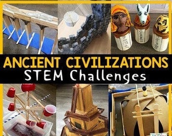 Ancient Civilizations STEM Challenges Ancient World History Activities Projects