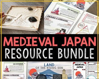 Medieval Japan Activities Resource Bundle - Feudal Japan