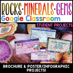 Proyectos de rocas y minerales Presentaciones de Google / Google Classroom