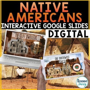 Native Americans Google Classroom  | Native Americans Google Slides