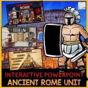 Ancient Rome PowerPoint - Google Slides - Google Classroom Distance Learning