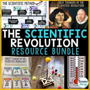 The Scientific Revolution Activities Bundle Worksheets Reading Passages STEM