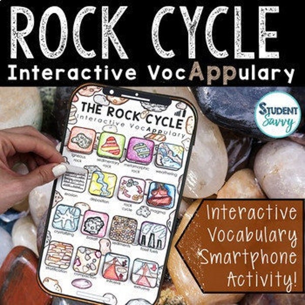 The Rock Cycle Vocabulary | Interactive VocAPPulary™