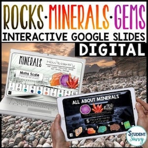 Rocas y minerales Google Classroom Aprendizaje a distancia / Digital interactivo