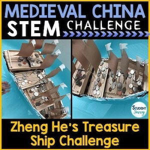 Medieval China STEM Challenge STEAM Challenges Medieval Times Middle Ages