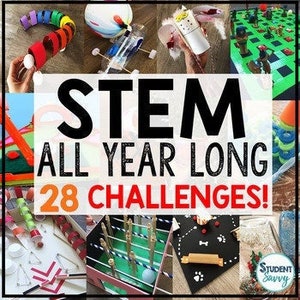 STEM Challenges STEM Activities All Year Curriculum - End of the Year Activities