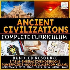 Ancient Civilizations Curriculum Ancient World History Greece Rome Egypt China