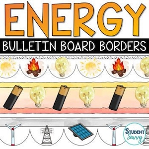 Energy Bulletin Board Borders | Forms of Energy Science Borders