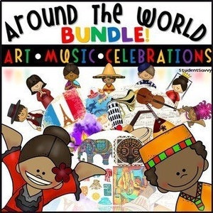 Around the World Countries, Cultures, Music, Dance, Art, Holidays, & Decor