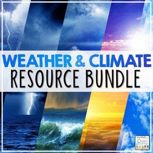 Weather Activities Bundle Climate Unit Lessons Worksheets Reading Passages STEM