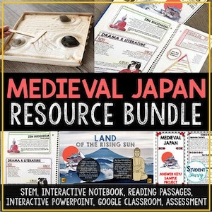 Medieval Japan Activities Resource Bundle - Feudal Japan