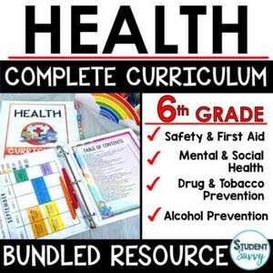Health Curriculum Middle School Health Mental Health Awareness Habits Activities