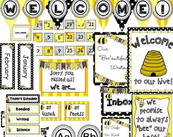Bee Theme Classroom Decor