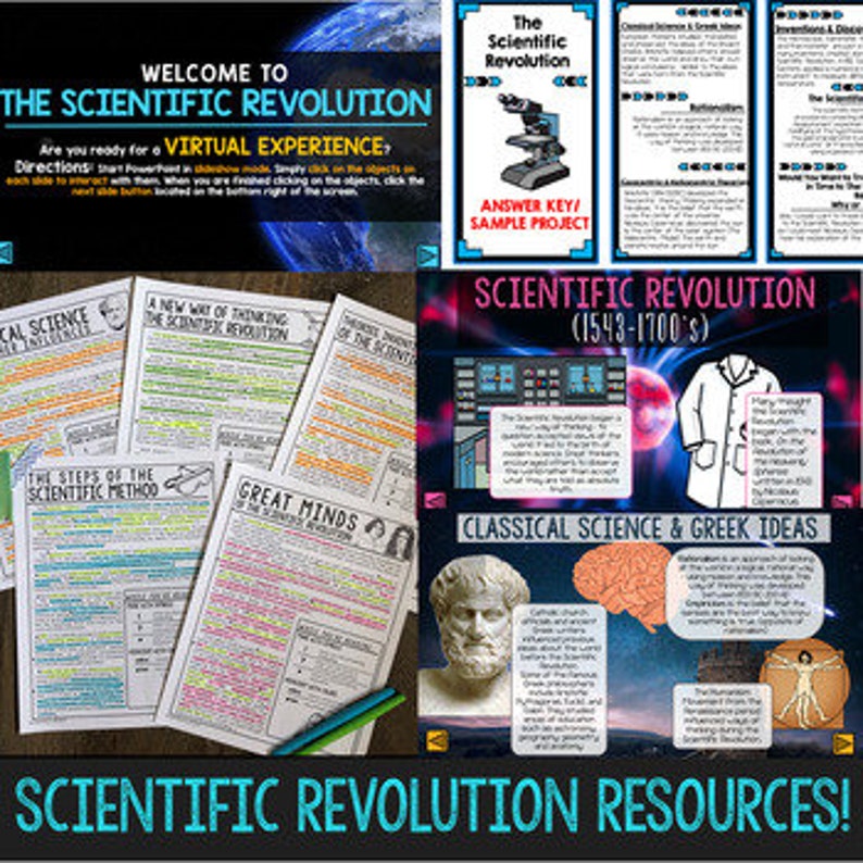 The Scientific Revolution Activities Bundle Worksheets Reading Passages ...