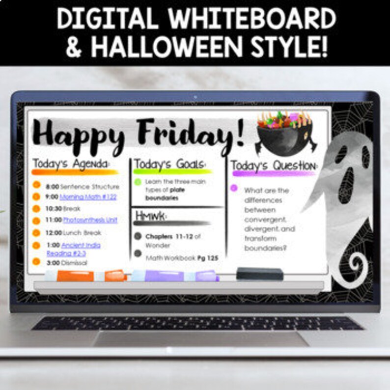 daily-agenda-template-daily-schedule-google-slides-halloween-theme-etsy