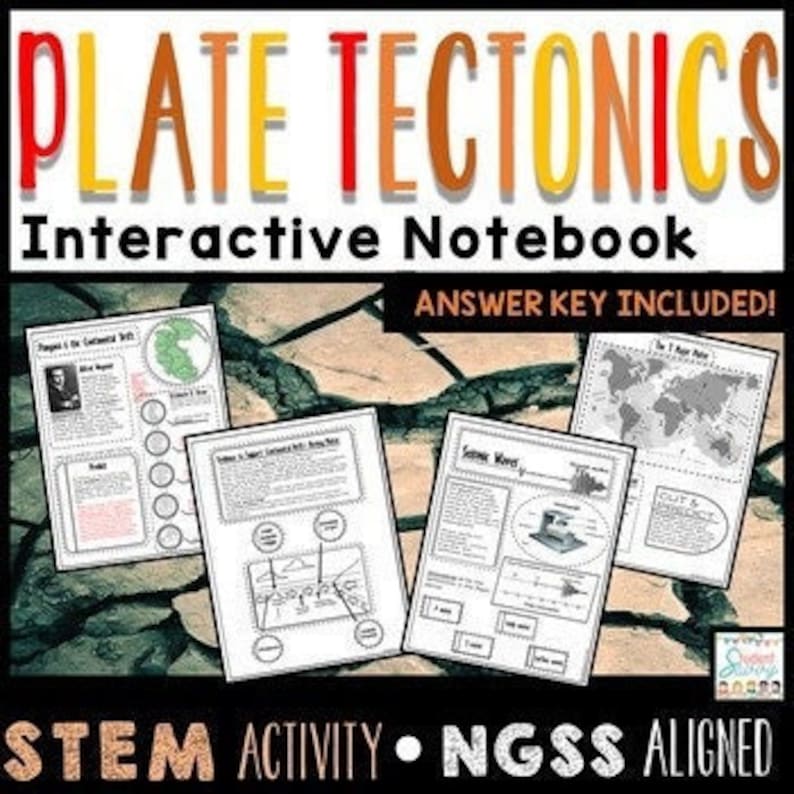 Plate Tectonics Worksheets Interactive Notebook Tectonic Plates