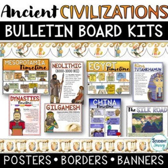 Ancient Early World History Quotes Posters Bulletin Board Wall NPR