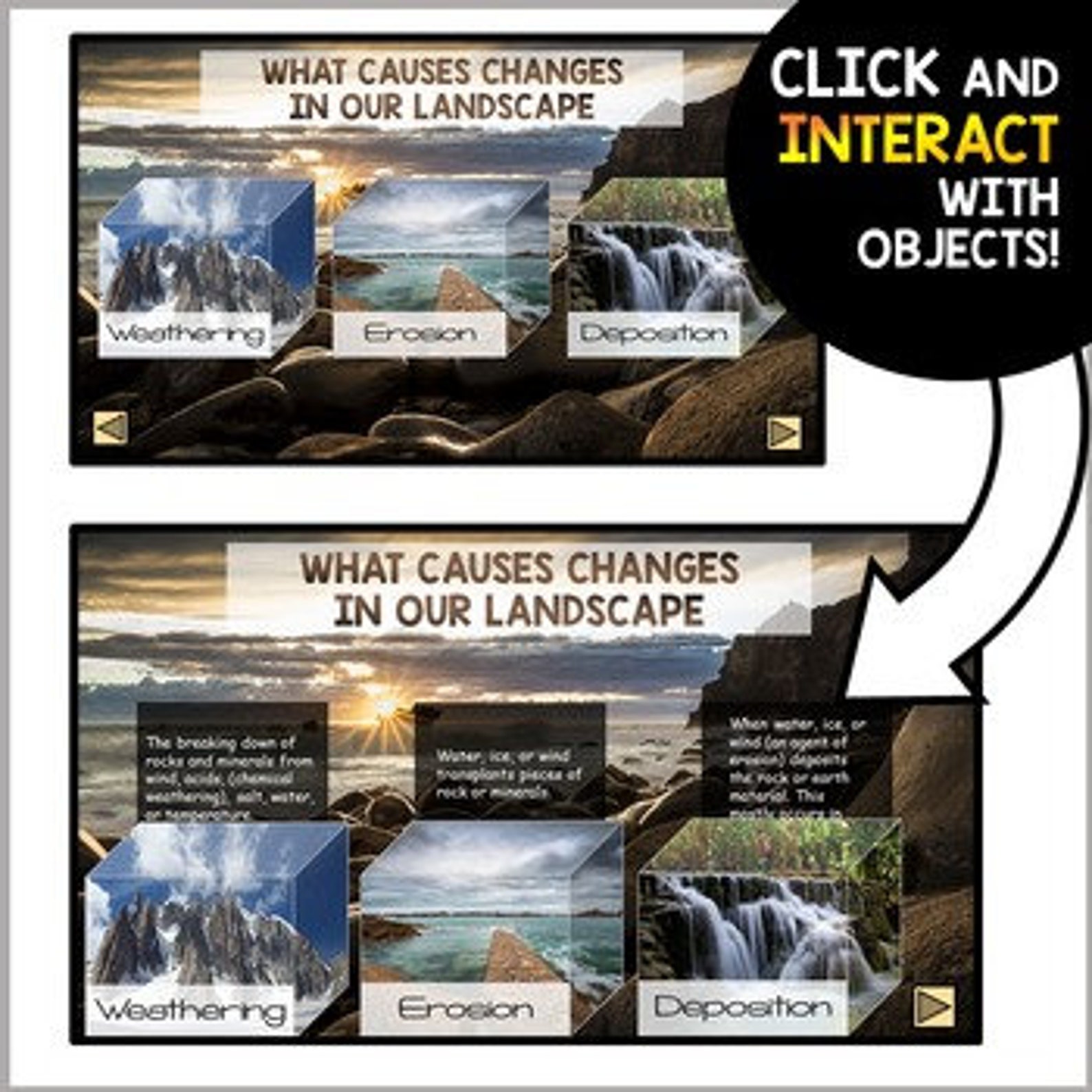 Rock Cycle Powerpoint & Google Slides Distance Learning | Interactive ...