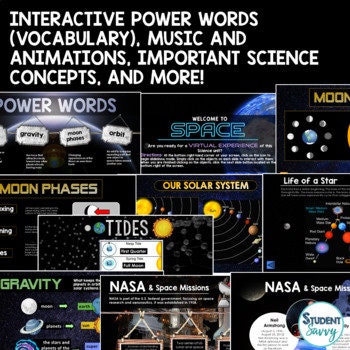 Space Powerpoint and Google Slides - Interactive Astronomy Earth ...