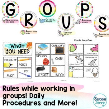 Summer | Routines and Classroom Procedures Rules Tasks | Summer ...
