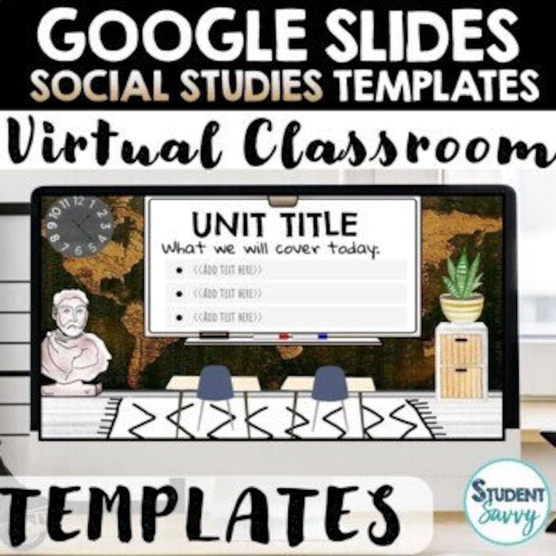 Google Slides Templates - SOCIAL STUDIES Virtual Classroom Distance ...