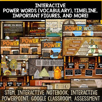 Ancient Egypt Activities Bundle Egypt Projects Lesson Plans Curriculum ...