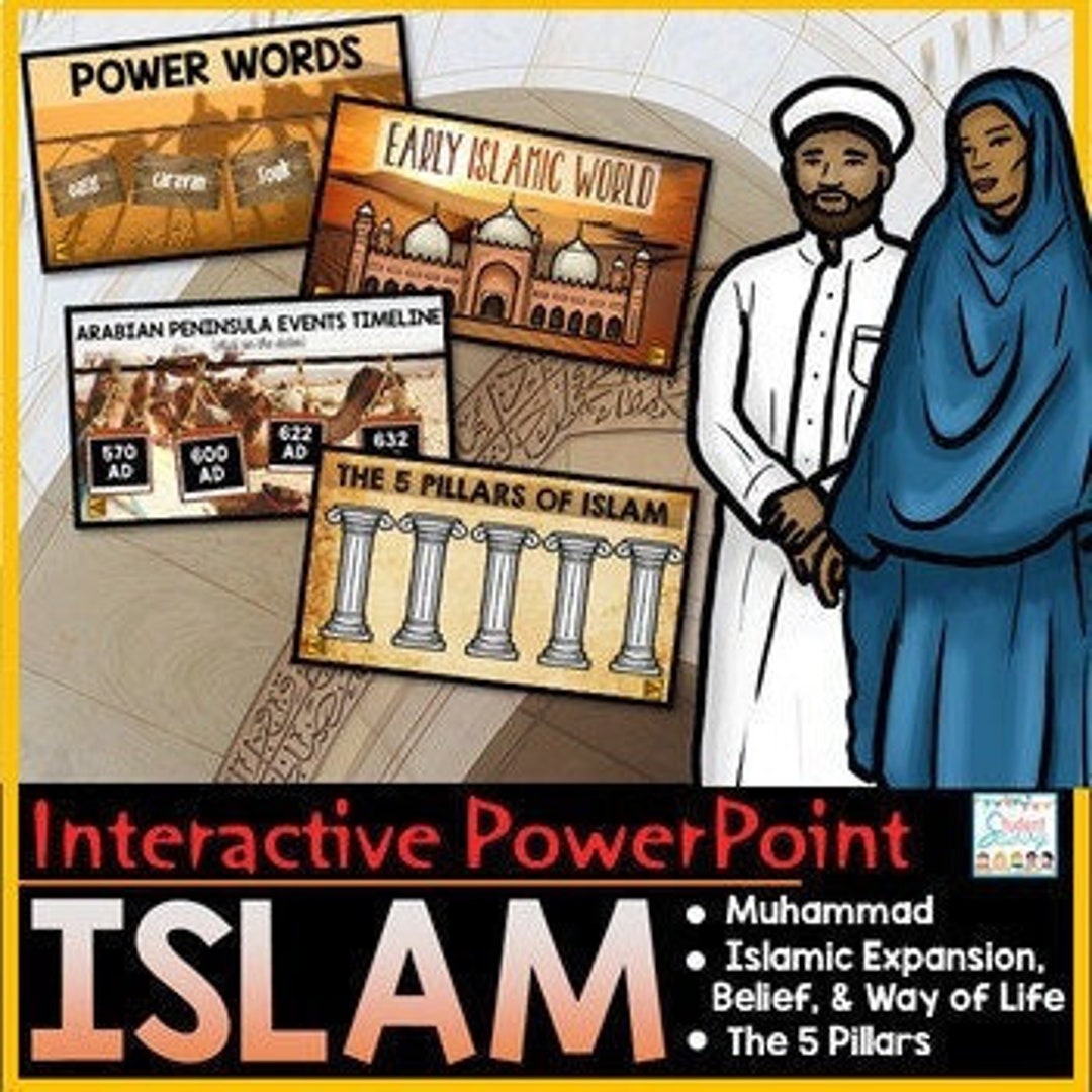 Islam Powerpoint Google Slides Google Classroom Activities Timeline - Etsy