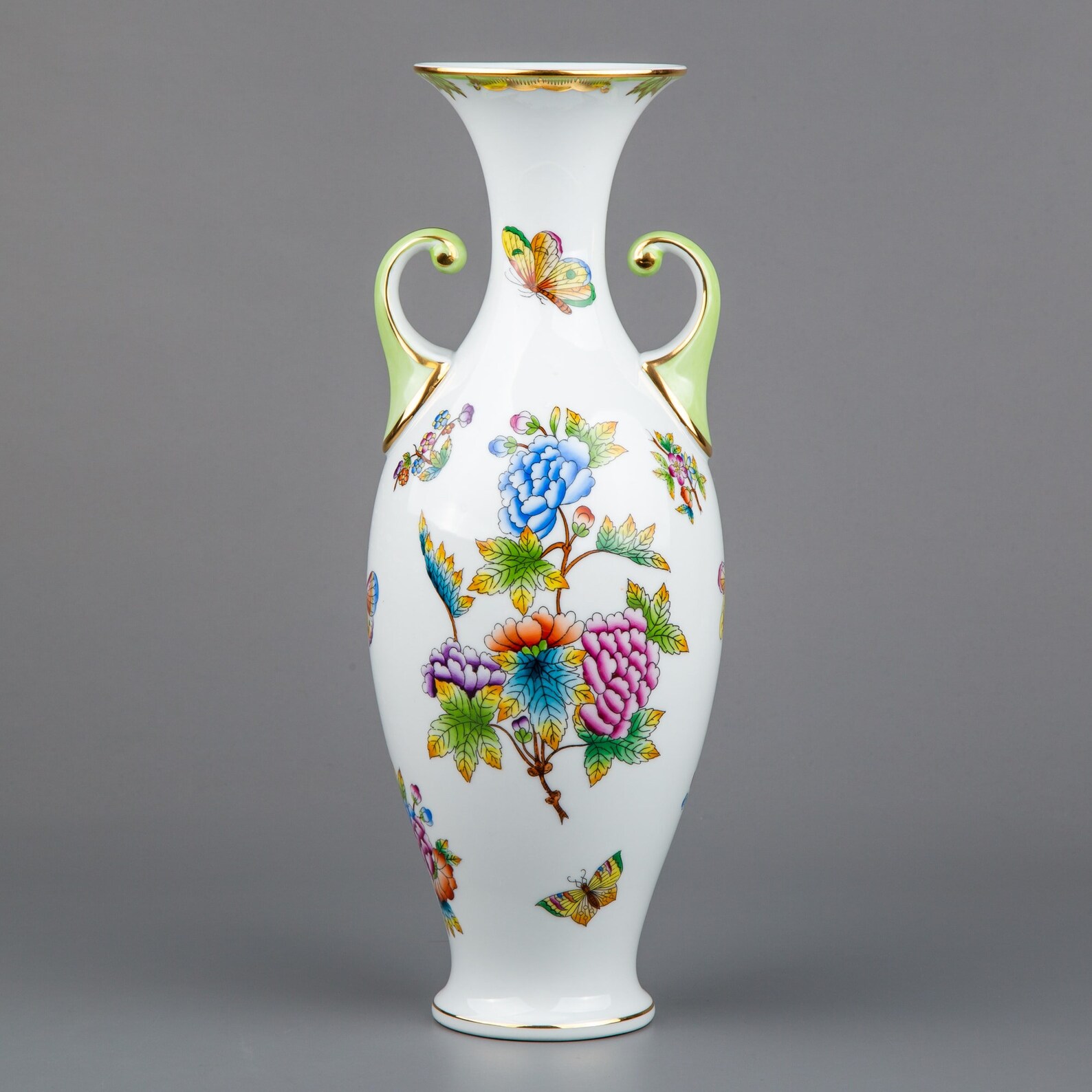Herend Queen Victoria Vase With Handles 7175/VBO Etsy