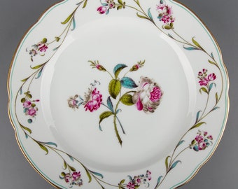 Herend Antique Floral Pattern Dinner Plate from 1910 III.