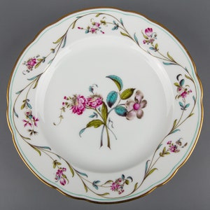 Herend Antique Floral Pattern Dinner Plate from 1910 II.