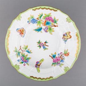 Herend Queen Victoria Rocaille Rim Pasta ou Prato de Sopa #1501/VBO VI.