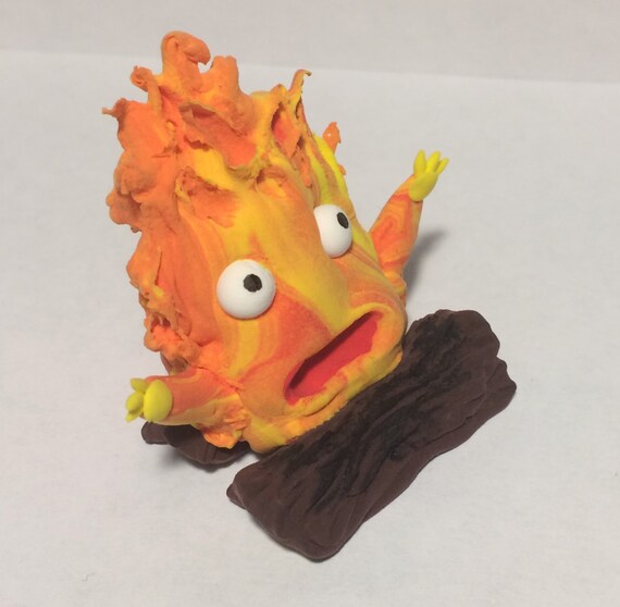 calcifer calcifer fire demon from howl s movingcastle etsy