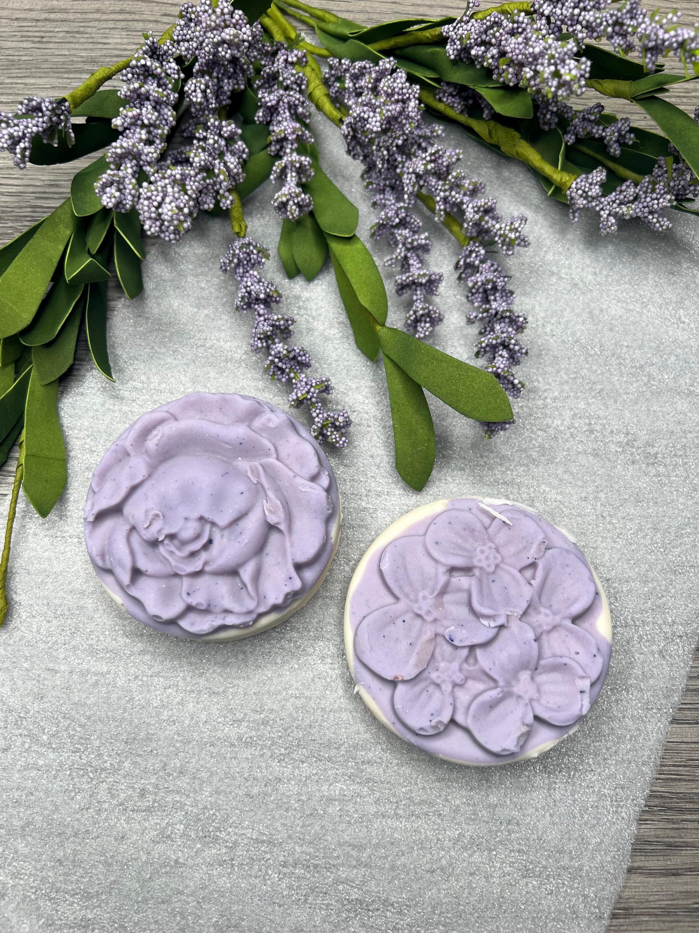 Lavender Handmade Soap Bar - Organic - Artisan - Cold Process - Palm ...