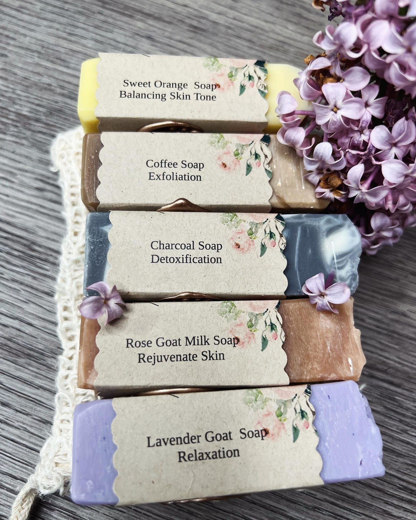 Lavender Handmade Soap Bar - Organic - Artisan - Cold Process - Palm ...