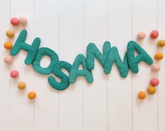 Hosanna Felt Banner