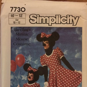 VTG 7730 Simplicity (1986). Walt Disney Minnie Mouse Pattern. Girls ...