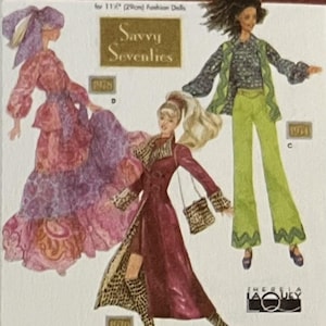 12006 Simplicity (2024).  Vintage Reproduction of 9975 Simplicity Doll Collector's Club.  11-1/2" Fasion Doll.  Complete, FF.  EX condition.
