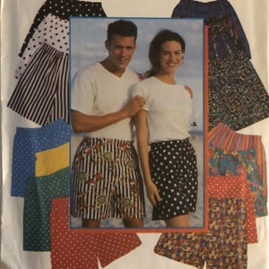 VTG 9057 Simplicidad (1996). Es tan fácil que es simplicidad. Pantalones cortos unisex. Tallas XXS a XL. Completo, sin usar, ff. Excelente estado.