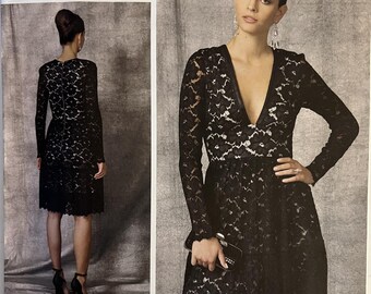 OOP 1471 Vogue (2015). Originale dello stilista Vogue. Abito da donna. Taglie 14-16-18-20-22. Completo, mai usato, FF. Condizioni eccellenti.