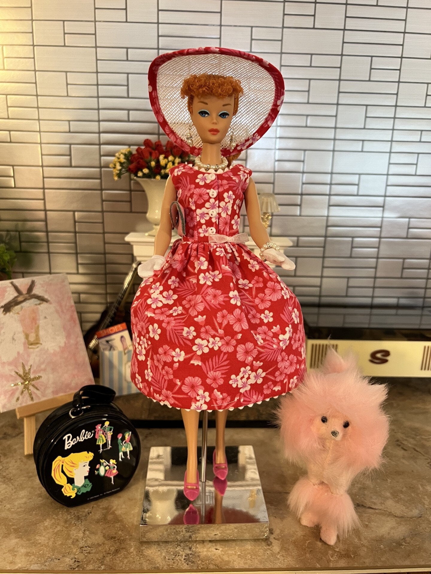 Made-to-order 1960's Vintage Style Fashion Doll Cothes. Dress, Hat, Clutch, Gloves, Jewelry, Crinoline and Shoes. - Etsy Made-to-order 1960's Vintage Style Fashion Doll Cothes. Dress, Hat, Clutch, Gloves, Jewelry, Crinoline and Shoes. - Etsy