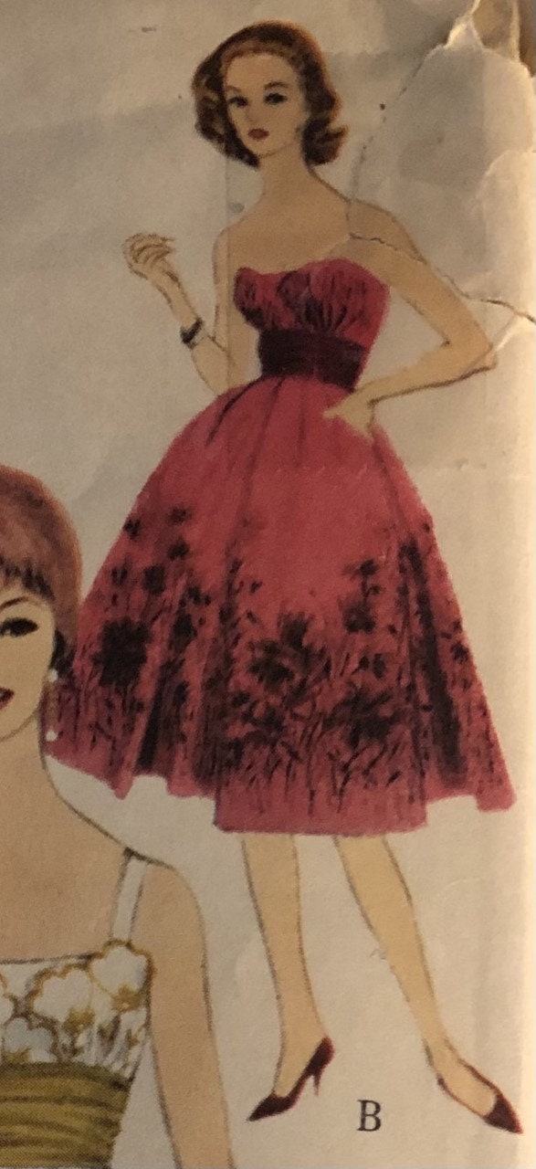 VTG 4958 Vogue (1959). Vogue Special Design. One-piece Dress