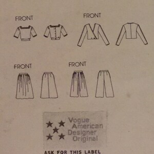 VTG 2675 Vogue 1982. American Designer by Carol Horn. - Etsy