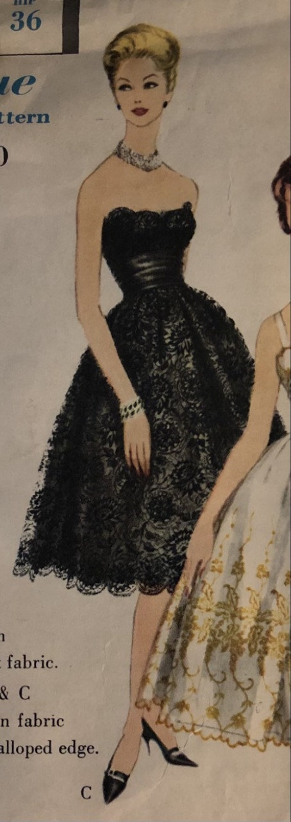 vogue レイニー VTG 4958 Vogue (1959). Vogue Special Design. One-piece Dress