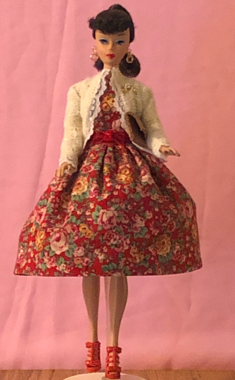 Dress Coat Outfit Fits Silkstone Vintage Repro Style Barbie Fashion Royalty FR