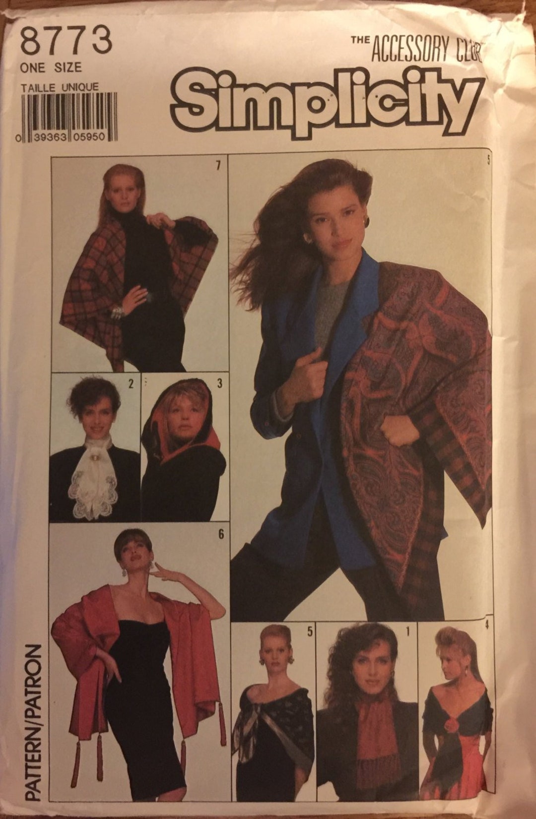 VTG 8773 simplicité Le Club de Châles Misses