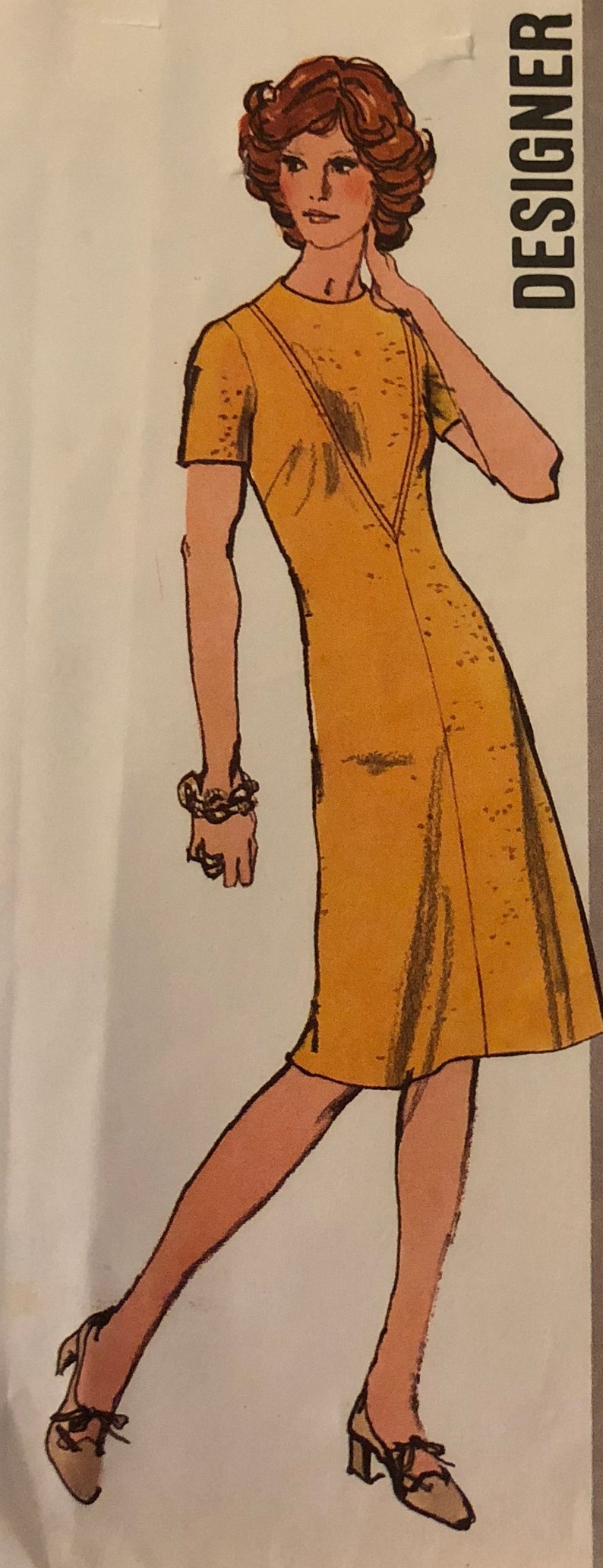 VTG 9710 Simplicity (1971). Designer Fashion. Misses' Dress or Tunic ...