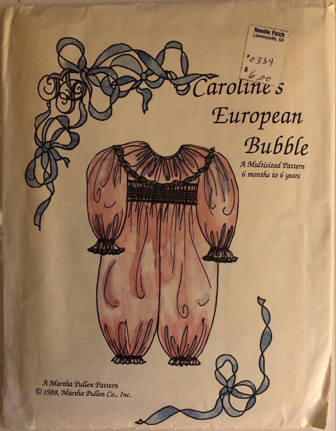 Rare VTG Martha Pullen Pattern 1988. Caroline's European Etsy