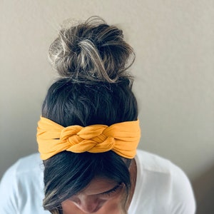 Erwachsenes Chunky Sailor Knot Stirnband, weiches und dehnbares Turban Stirnband, Stirnbänder für Frauen