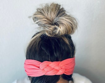 Erwachsenes Chunky Sailor Knot Stirnband, weiches und dehnbares Turban Stirnband, Stirnbänder für Frauen