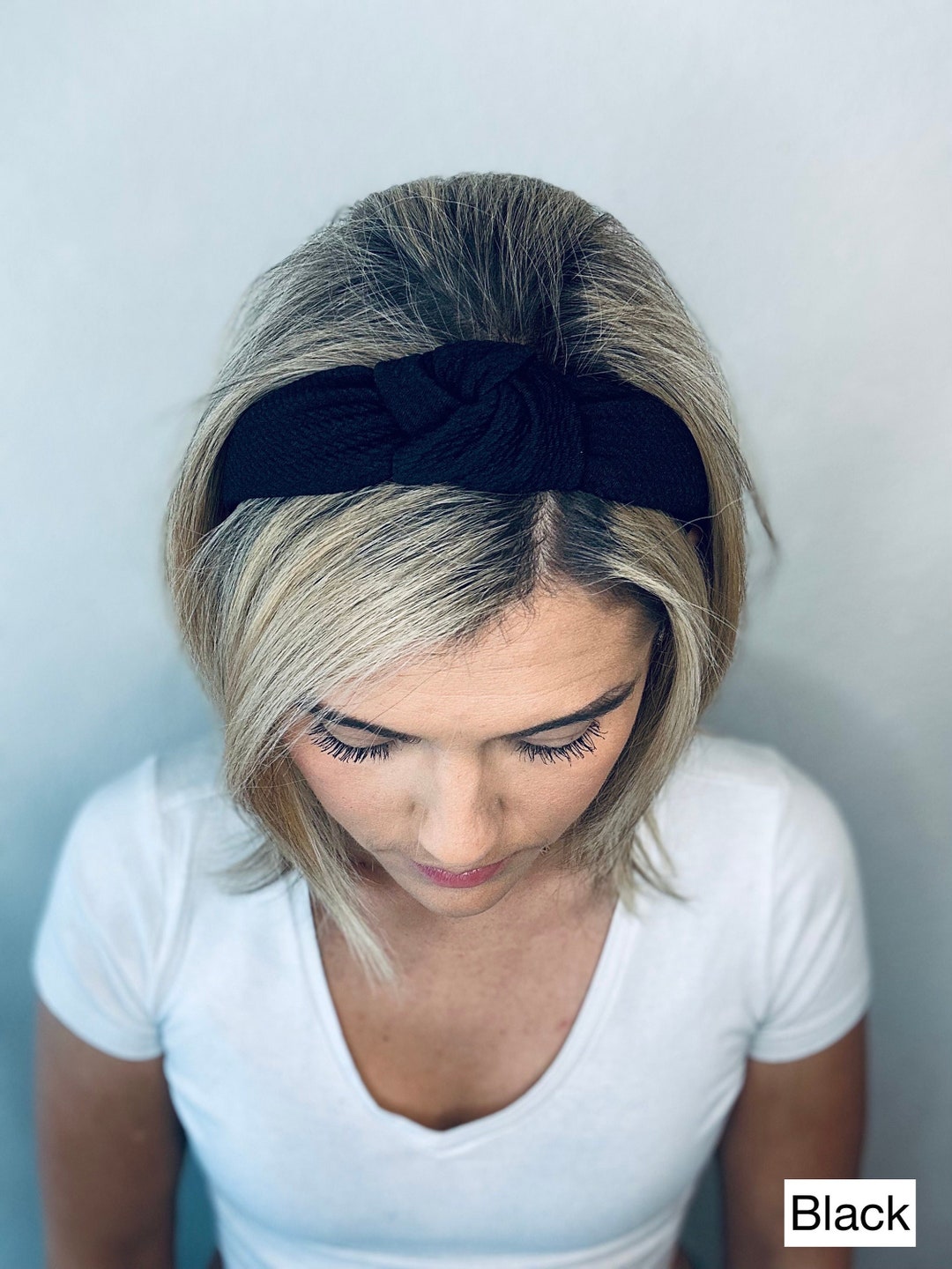 Solid Color Knotted Headbands, Hard Knot Headbands, Knotted Headband